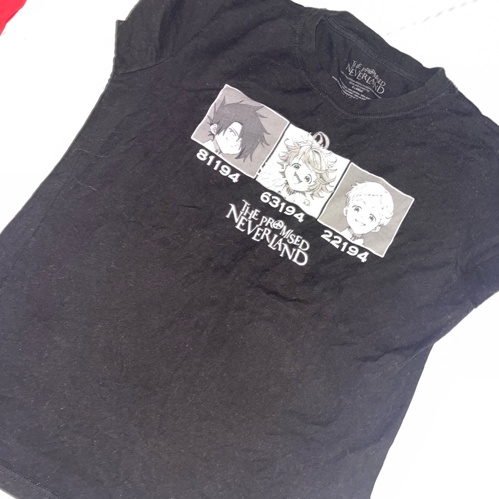 Hot Topic Black The Promised Neverland Kids T-Shirt